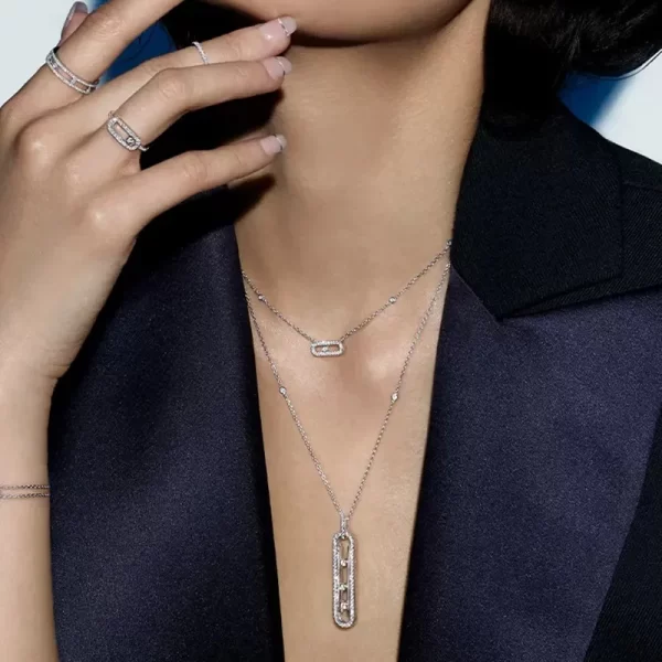 Classic Luxury AAA Cubic Zirconia Geometric Bracelet for Women Fashion Stainless Steel Cuff Bracelet New Jewelry Accessories - Image 2